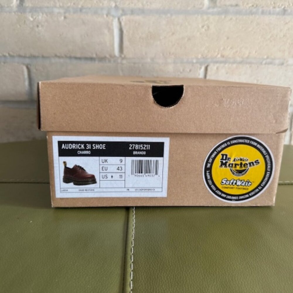 Dr. Martens Audrick 3i Brando oxford size US W 11 / USM 10 / EU 43 New in Box - Picture 7 of 12